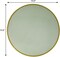 50 Pcs Sage Green Paper Place Mats Disposable Round Table Mat Doilies Coated Placemats for Wedding Banquet Birthday Party Dining Tableware Decor 13.5"